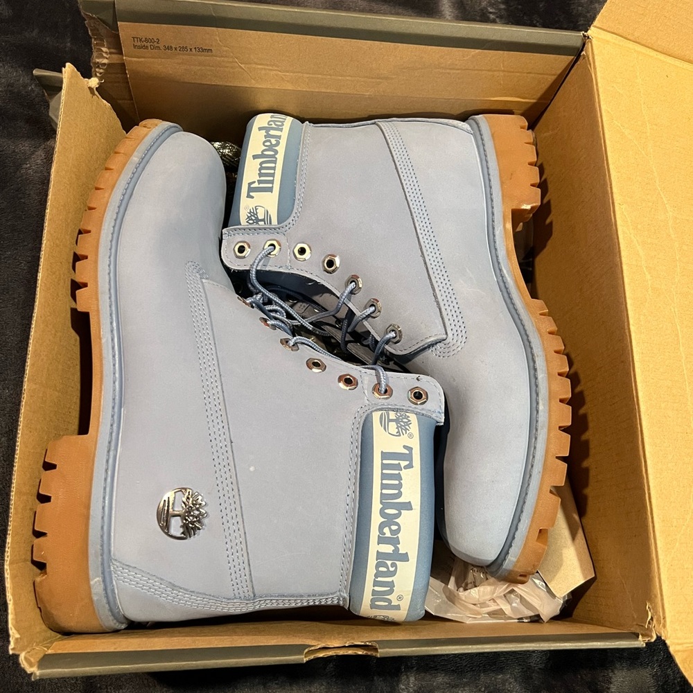 Men's 6 Inch Premium Timberland Boot 'light Blue Gum'